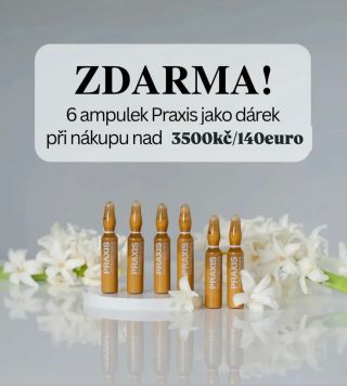 6 dokonalých hydratačních ampulek Praxis jako dárek pošleme každému, kdo objedná nad 3000 Kč/120 Eur! Tak s chutí na...