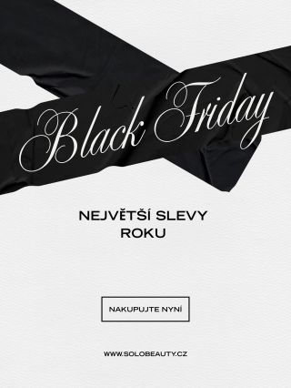 Black Friday dorazil i k nám do SoloBeauty ✨ Dopřejte si chvíli pro sebe a využijte výjimečné slevy na vaše oblíbené...